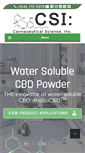 Mobile Screenshot of cannaceuticalscience.com